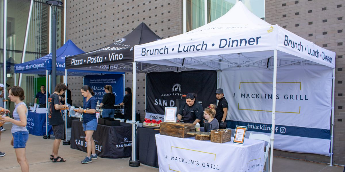 Splash Tents’ Fleet of Premium Custom Canopy Tents Anchor San Daniele’s Golden Fork Victory at Crave Coppell