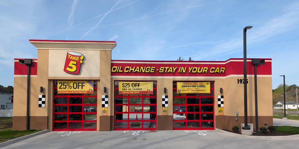 Take 5 Oil Change Opens First Local Shop in Suffolk, VA