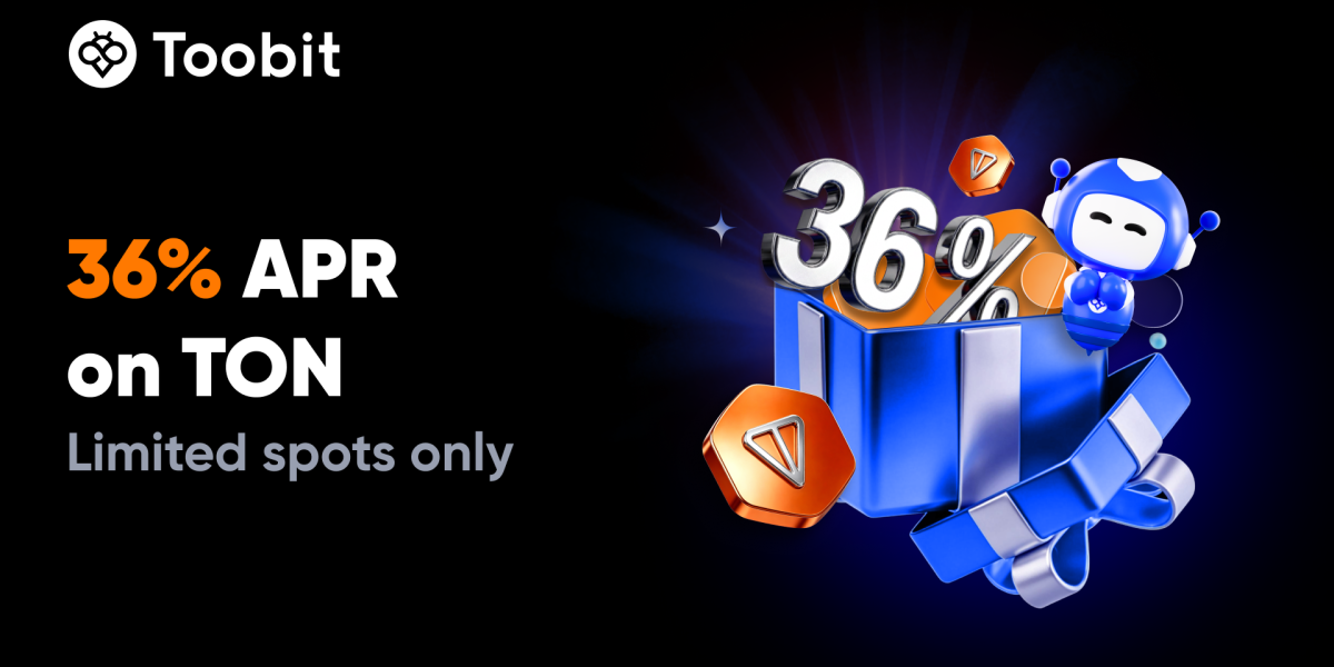 Toobit Brings 36% APR on TON to Expanding High-Yield Earn Series