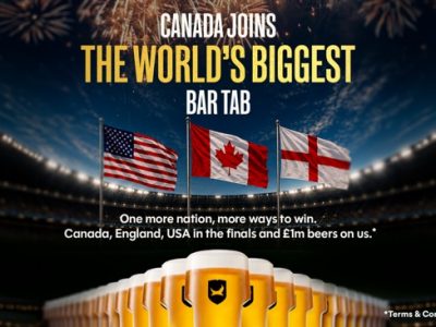 BrewDog and Tilray Beer Add Canada to The World's Biggest Bar Tab as Canada Advances to the Next Round