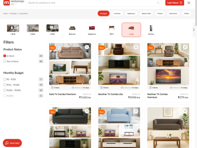 Demand For ₹499/Month Rentomojo Sofa Rentals Rise Across Bangalore, Chennai, Delhi, Gurgaon, Hyderabad, Noida, and Pune - ₹50,000 Cost to Own a Sofa Gives Way to Rental Flexibility in 2026