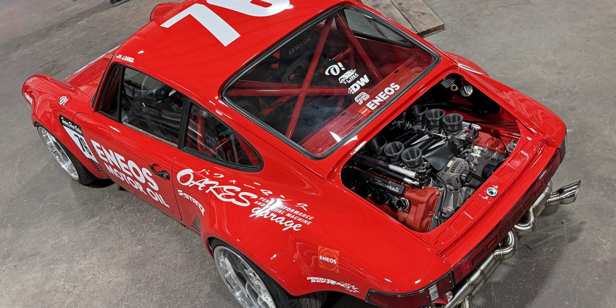 Jimmy Oakes & ENEOS Debuted Ferrari-Powered Porsche 911!