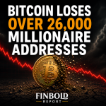 Bitcoin loses over 26,000 millionaire addresses in first half of 2026, Finbold report finds