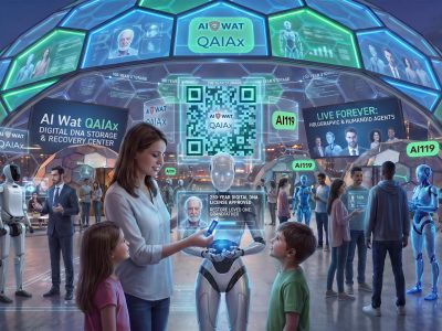 Throw Away the Urn! New Digital DNA AGI Robots Let Loved Ones Live for 500 Years (Veterans First for America)