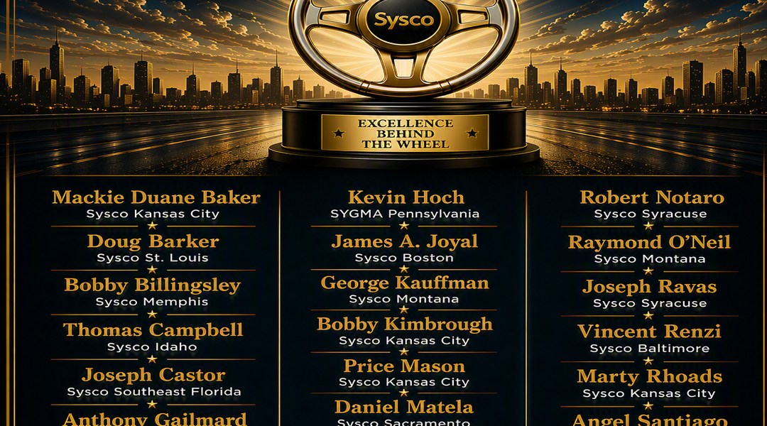 What is Excellence Behind the Wheel? Sysco’s 25 Inductees to the 2026 IFDA Truck Driver Hall of Fame
