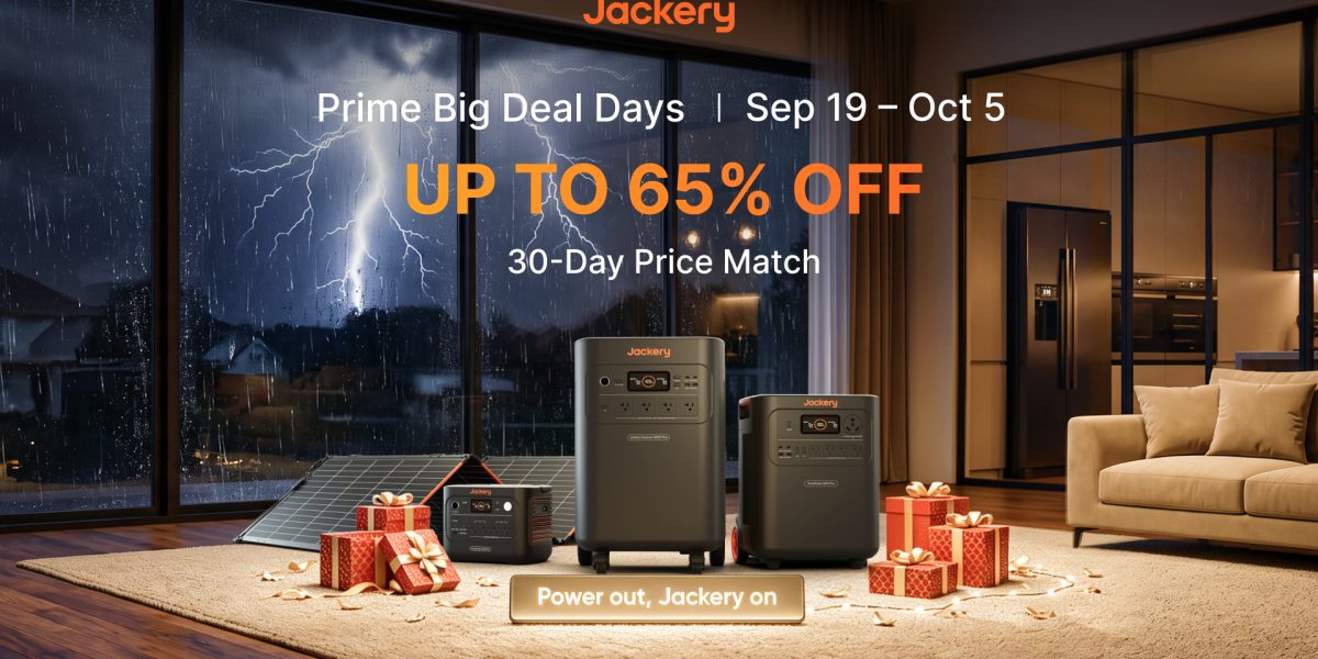 Stay Prepared for Canada's Grid Outages with Up to 65% Off Jackery Power Stations During Prime Big Deal Days' Early Access Event